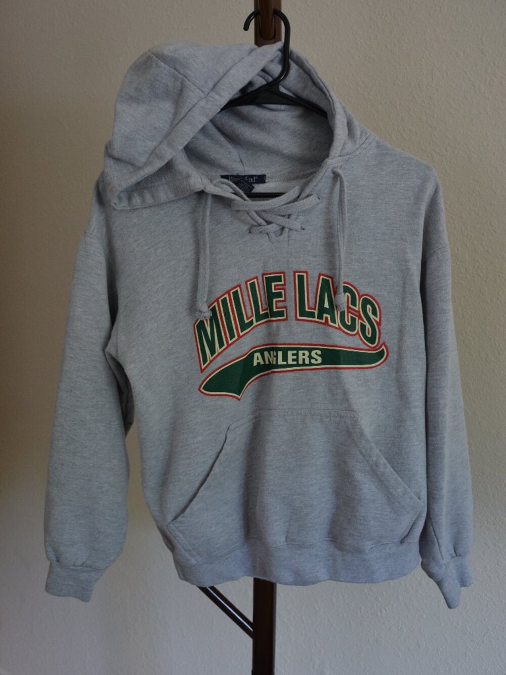 Mille Lacs hockey string hoodie